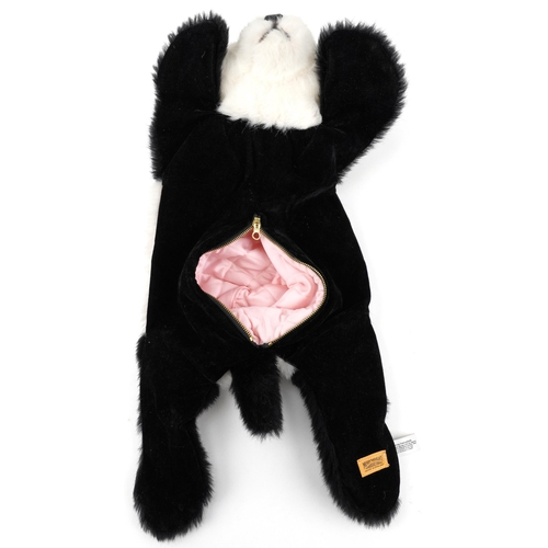 1522 - Vintage Merrythought pyjama case in the form of a panda, 61cm in length