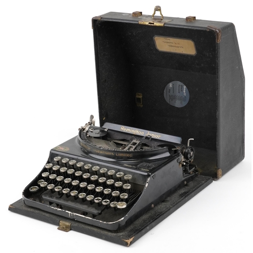 Vintage Remington portable typewriter with case