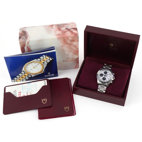 2006 - Tudor, gentlemen's 1995 Tudor Oysterdate Small Block Chronotime automatic wristwatch having enamelle... 