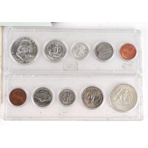 658 - United States of America, Canada and Cayman Islands coinage, some silver, including 1980 Proof Coina... 