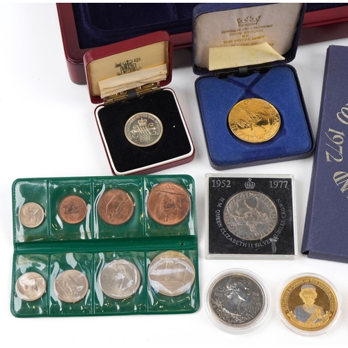 639 - British and Channel Island coinage including Falklands Islands Liberation set, Proof Coinage of Grea... 