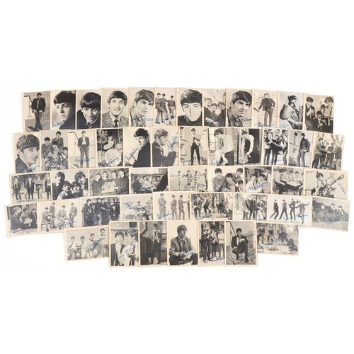 Collection of vintage Beatles A & BC chewing gum trade cards