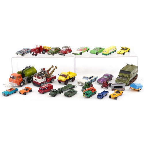 1560 - Vintage and later diecast vehicles including Dinky Toys Shado 2, Corgi Toys Rolls Royce Silver Shado... 