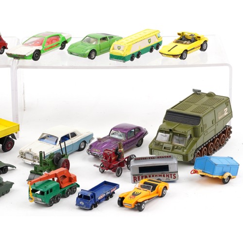 1560 - Vintage and later diecast vehicles including Dinky Toys Shado 2, Corgi Toys Rolls Royce Silver Shado... 