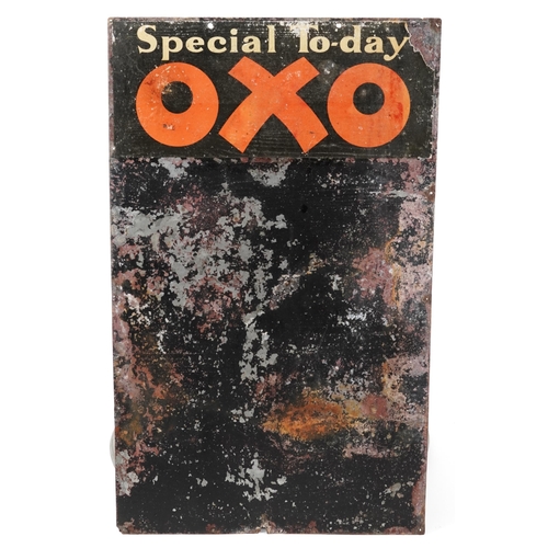 483 - Two 'Special Today' Oxo metal advertising  signs, each 56cm x 34.5cm