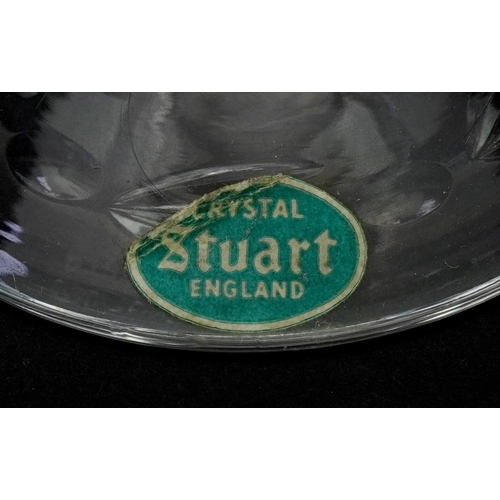 1328 - Predominantly commemorative glassware including a good quality cut oversized wine glass, Stuart gobl... 