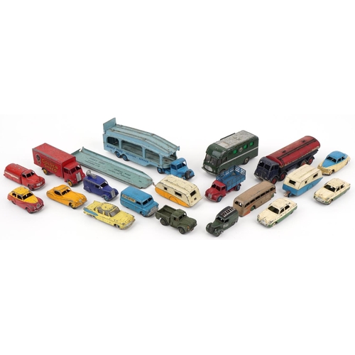 1575 - Dinky Supertoys diecast vehicles including Guy Van advertising Robertson's Golden Shred and a Foden ... 