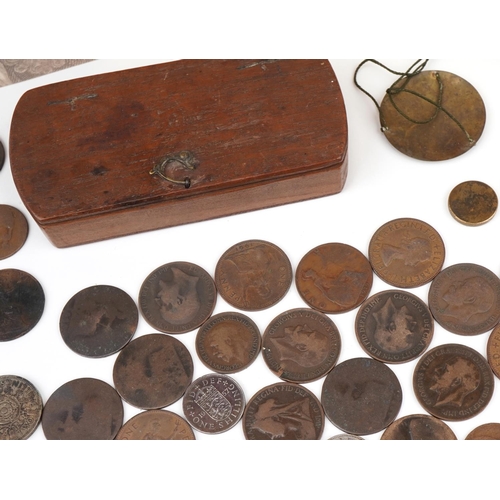 650 - Collection of Victorian and later coinage, Great British Icons banknote collection and a set of 19th... 