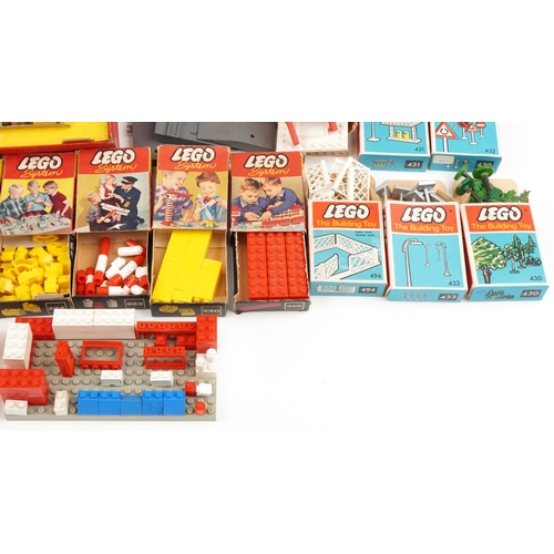 1542 - Tri-ang OO gauge model railway and Lego System building blocks, predominantly with boxes, the Tri-an... 