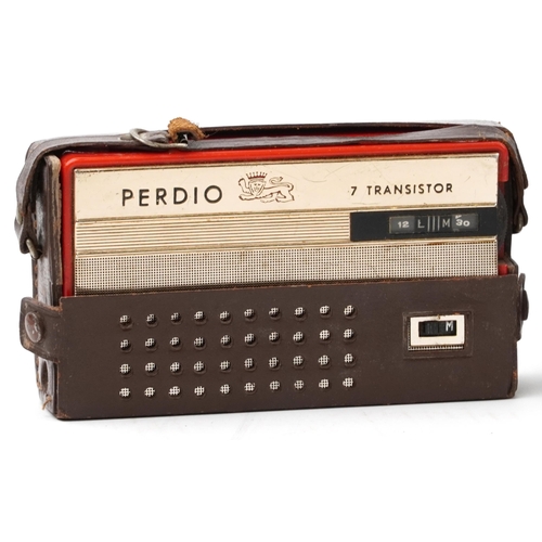 1256 - Vintage audio equipment including Sharp GF-575 ghetto blaster, Murphy radio and Perdio portable radi... 