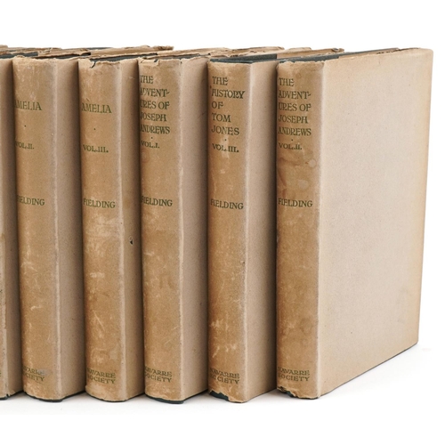 719 - The Works of Henry Fielding, set of twelve Navarre Society hardback books with dust jackets comprisi... 