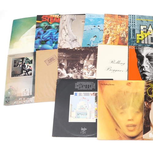 1262 - Vinyl LP records and a Pink Floyd Is Anybody Out There The Wall Live book with slip case, the record... 