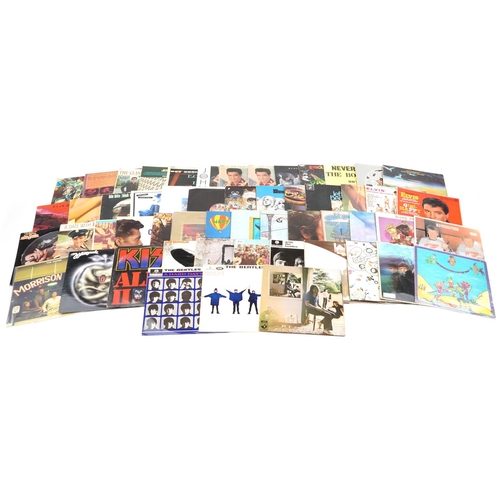 1263 - Vinyl LP records including David Bowie the Man Who Sold the World with USA sleeve, The Sex Pistols, ... 