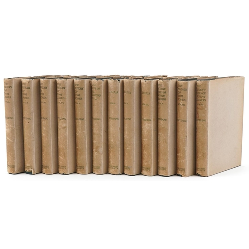 719 - The Works of Henry Fielding, set of twelve Navarre Society hardback books with dust jackets comprisi... 