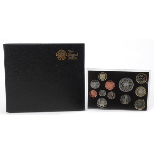 647 - Elizabeth II 2009 UK proof coin set by The Royal Mint with fitted case including Kew Gardens fifty p... 