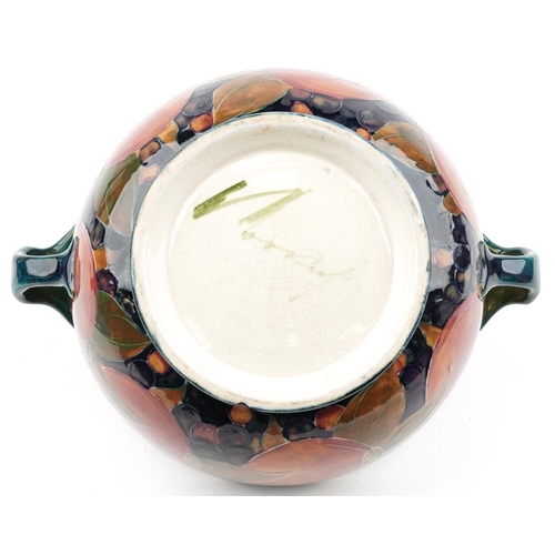93 - Moorcroft Pomegranate pattern fruit bowl, 28cm in diameter