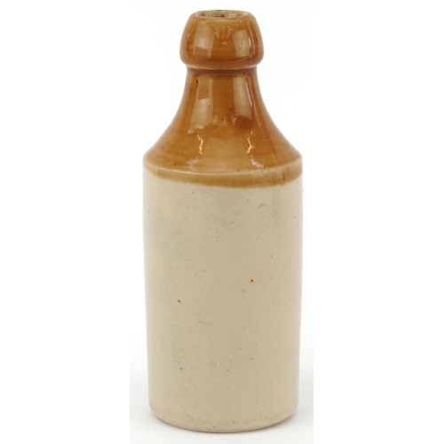 132 - Victorian ginger beer bottle, Frith Darlington Brewed Ginger Beer The Old Fashioned Brand, 18cm high