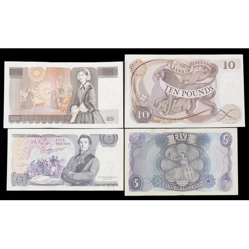 564 - Two ten pound Bank of England banknotes and two five pound Bank of England banknotes