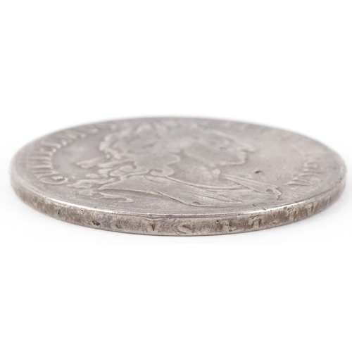 580 - William III 1695 silver crown dated 1695