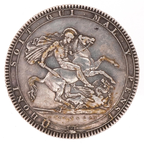 585 - George III silver crown dated 1819