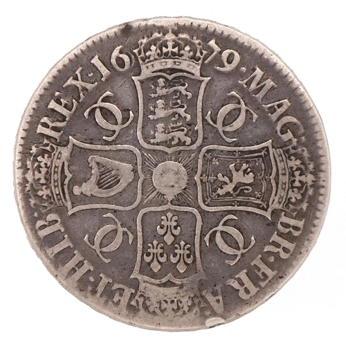 579 - Charles II silver crown dated 1679