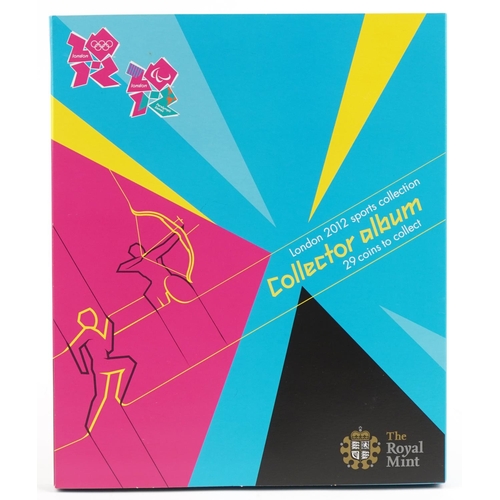 641 - London Olympic 2012 Games ingots from The London Mint Office together with a collector's album of fi... 