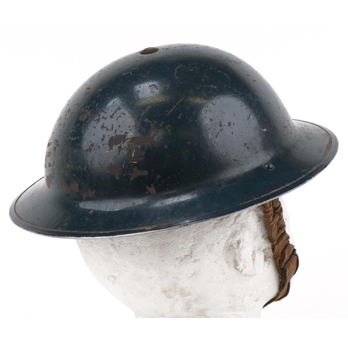 1788 - Military interest Brodie tin helmet, Vero 1 1938, stamped R O. Co