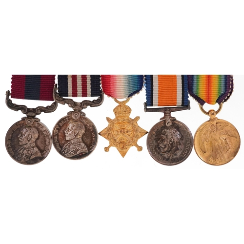 1730 - British military World War I dress medals including Bravery in the Field