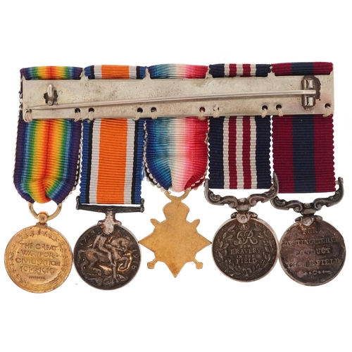 1730 - British military World War I dress medals including Bravery in the Field