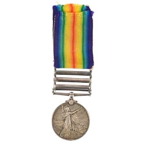 1725 - Victorian British military South Africa medal awarded to GNR.G.FITCH.R.F.A with Transvaal Relief of ... 