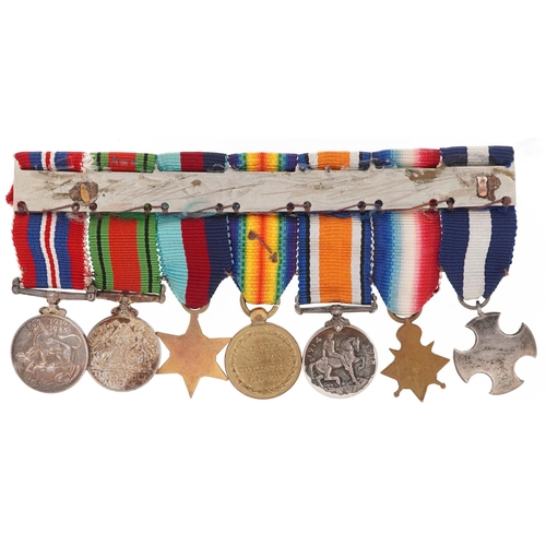 1731 - British military World War I dress medals including Distinguished Service Cross