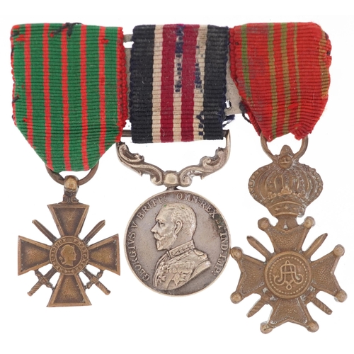 1732 - British military World War I dress medals including Bravery in the Field