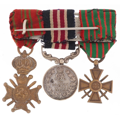 1732 - British military World War I dress medals including Bravery in the Field