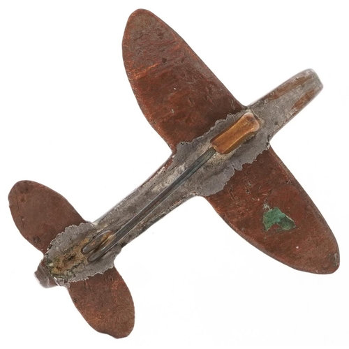 1781 - World War II RAF interest Spitfire Fund pin brooch, 3cm wide