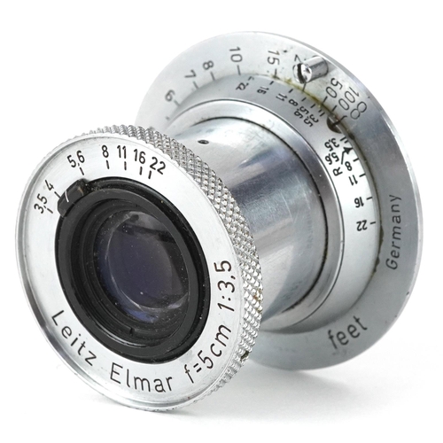 763 - Leitz Elmar F=5cm 1:3.5, 4.5cm in diameter