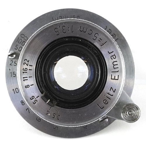 763 - Leitz Elmar F=5cm 1:3.5, 4.5cm in diameter