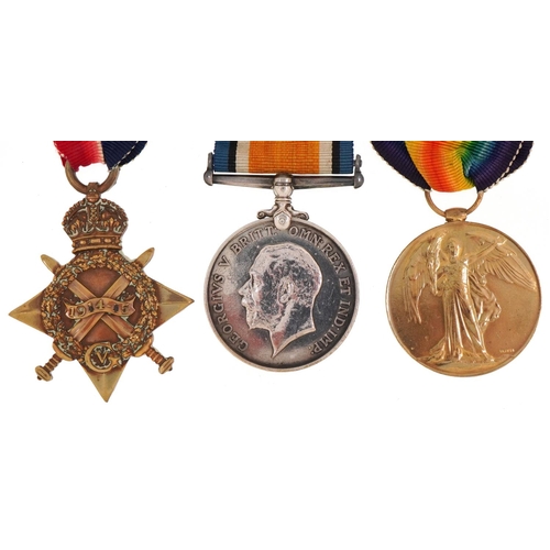 1720 - British military World War I medals awarded to CPL G.J.VAUGHAN. RE