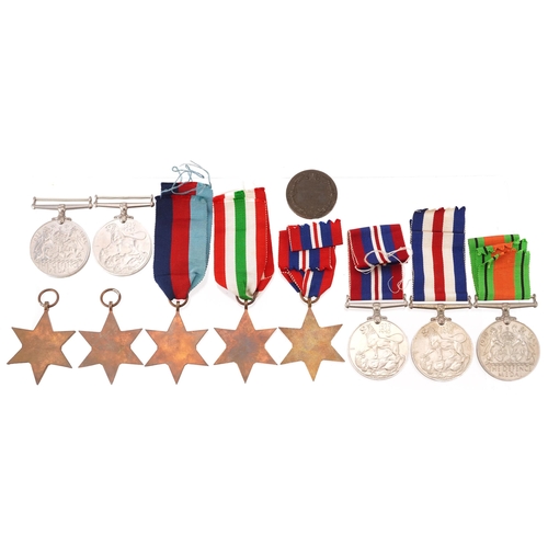 1737 - British military interest World War II medals awarded to R C Wrixen including Africa Star, medals aw... 