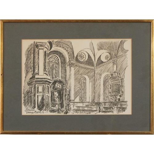 1313 - L S Fletcher - Eight prints of London scenes including St Lawrence Jewry, St Ethelburga within Bisho... 