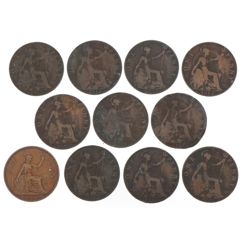 625 - George V and George VI pennies