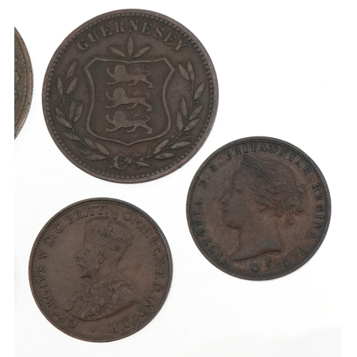 581 - Copper coinage including George III 1797 two pence