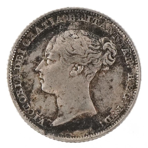 605 - Queen Victoria 1842 sixpence