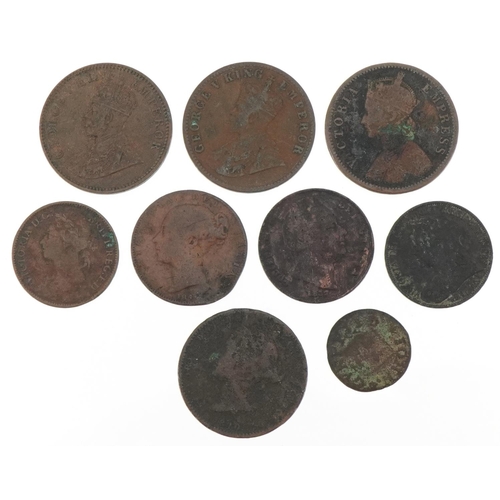 593 - British and Indian coins