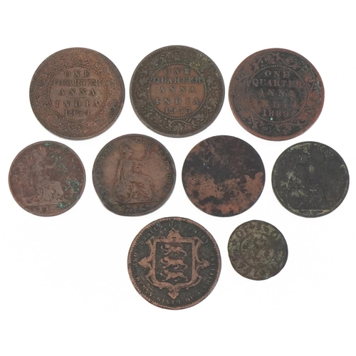 593 - British and Indian coins