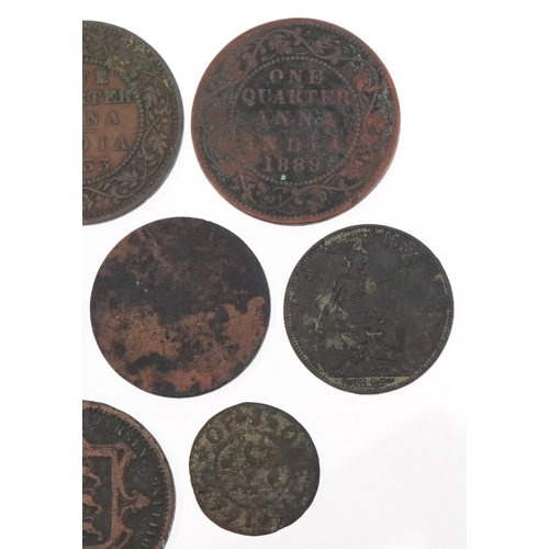 593 - British and Indian coins