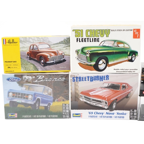 1597 - Collection of diecast and model kit vehicles with boxes including Corgi, Spirit, Carrera Evolution A... 