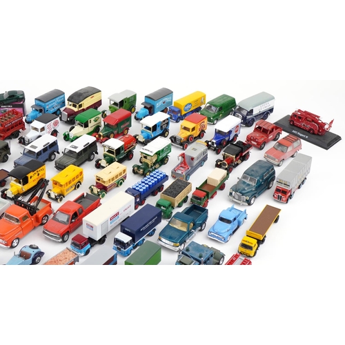 1645A - Large collection of vintage and later collector's vehicles, predominantly diecast, including Burago,... 