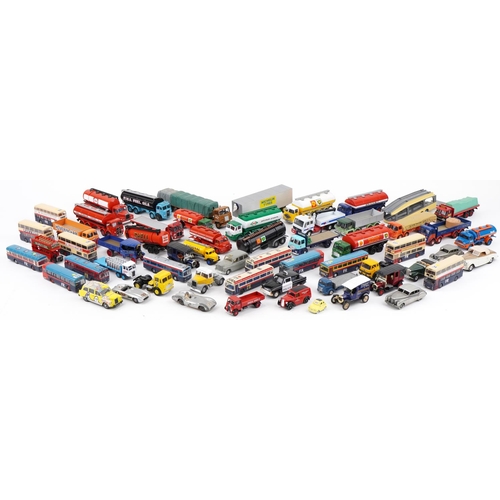 1643 - Collection of vintage and later diecast vehicles, predominantly Corgi Tankers