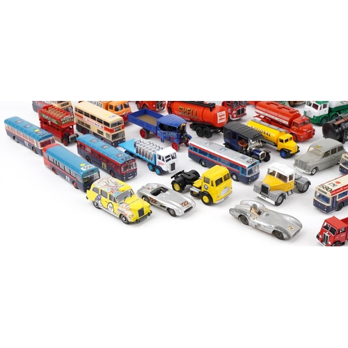 1643 - Collection of vintage and later diecast vehicles, predominantly Corgi Tankers