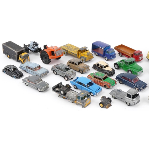 1656 - Vintage and later diecast vehicles, predominantly Dinky and Corgi, including Jaguar 157, Leyland Com... 